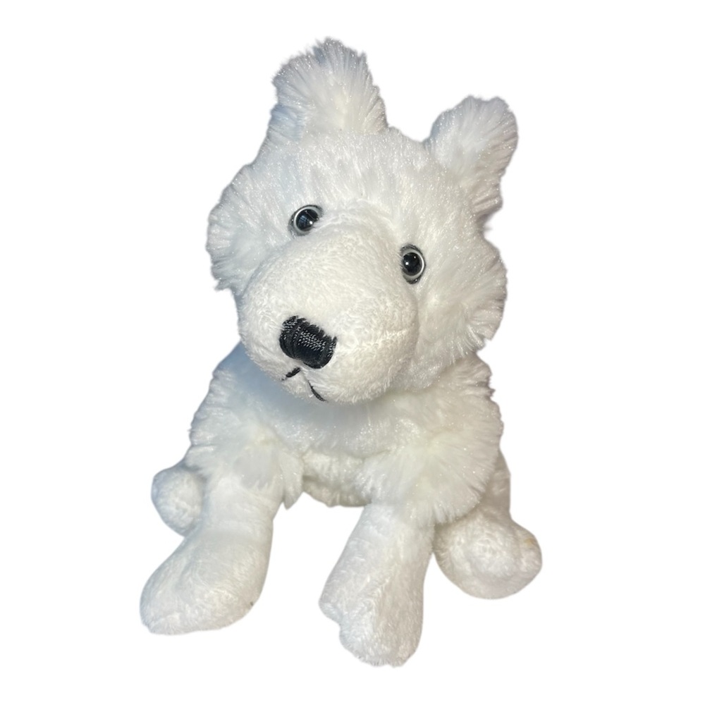 Webkinz Arctic Fox White Plush Stuffed Animal No Code Ganz HM210 Clean w/ Tail